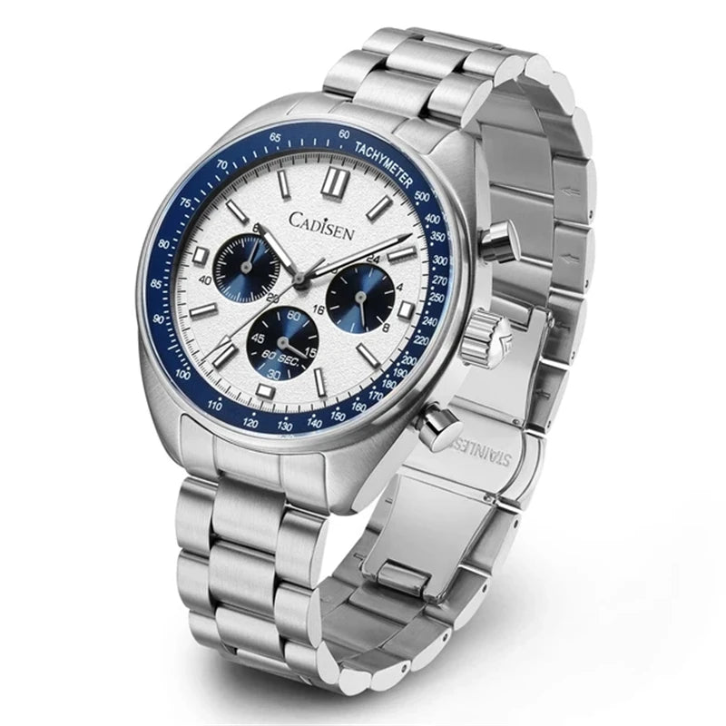 CADISEN Quartz Chronograph Multi-Function Watch Sapphire 7063