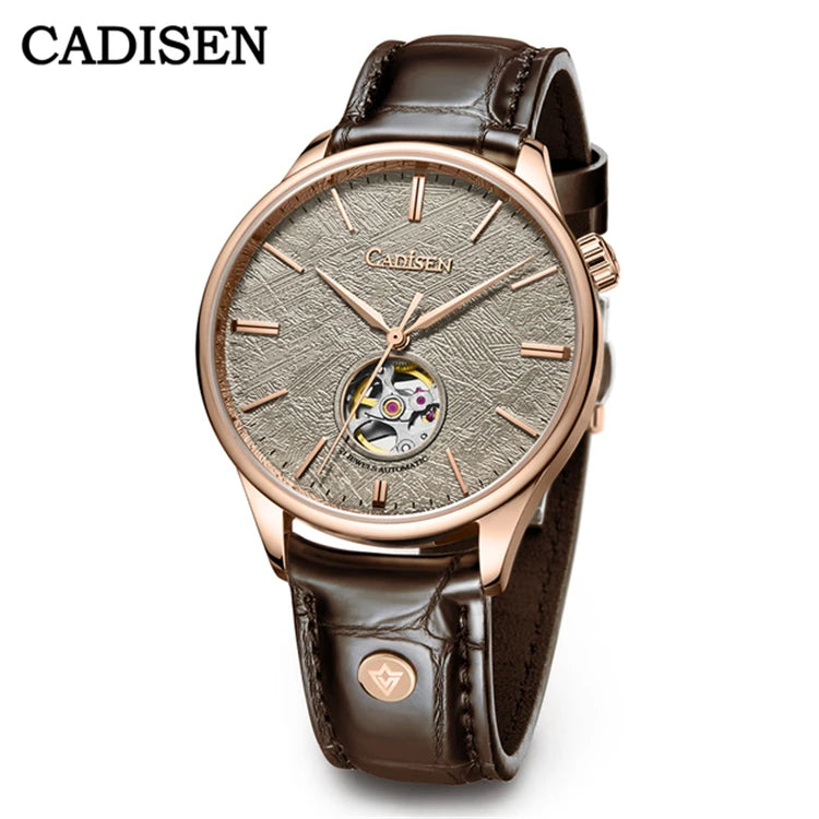CADISEN Mechanical Automatic Meteorite Dial Watch MIYOTA 82S0