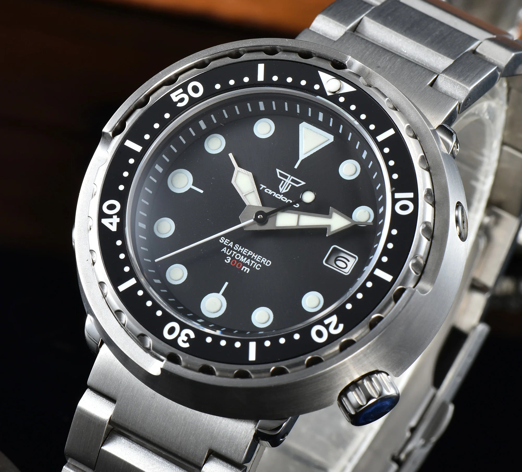 TANDORIO Automatic Mechanical Diver Watch NH35 46.5mm