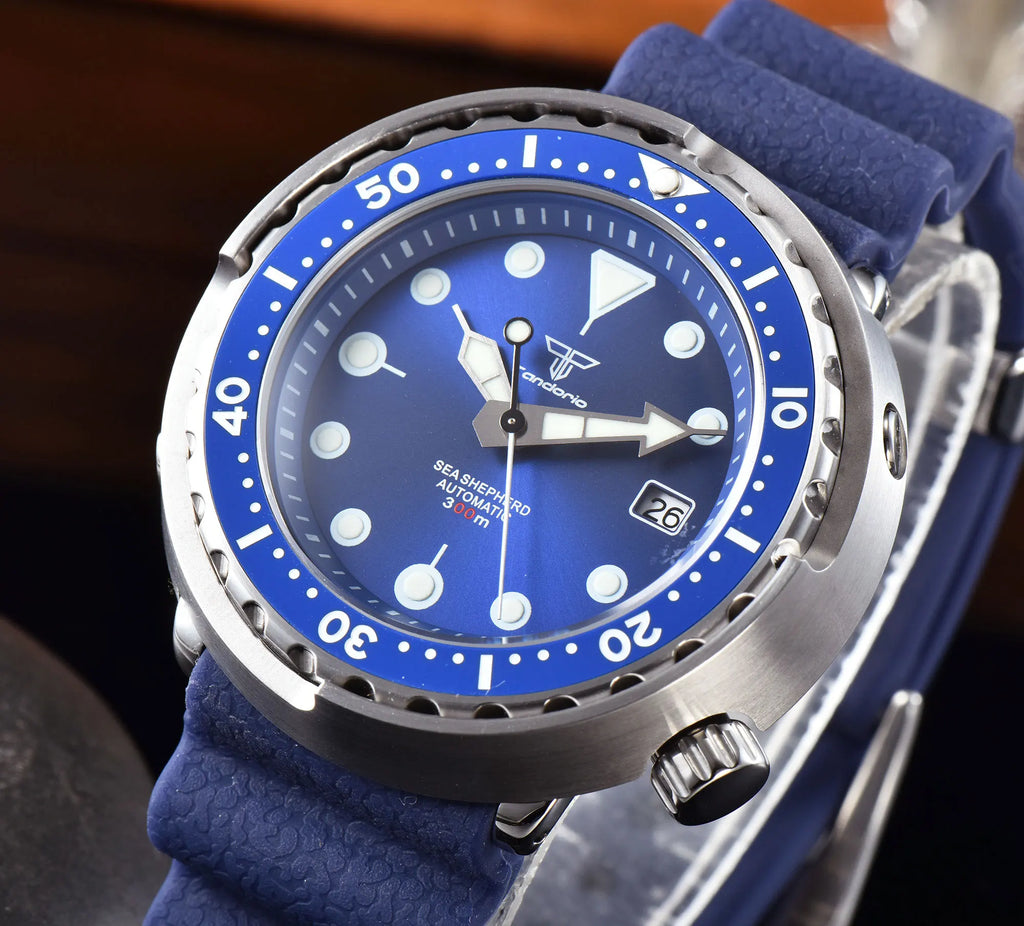 TANDORIO Automatic Mechanical Diver Watch NH35 46.5mm