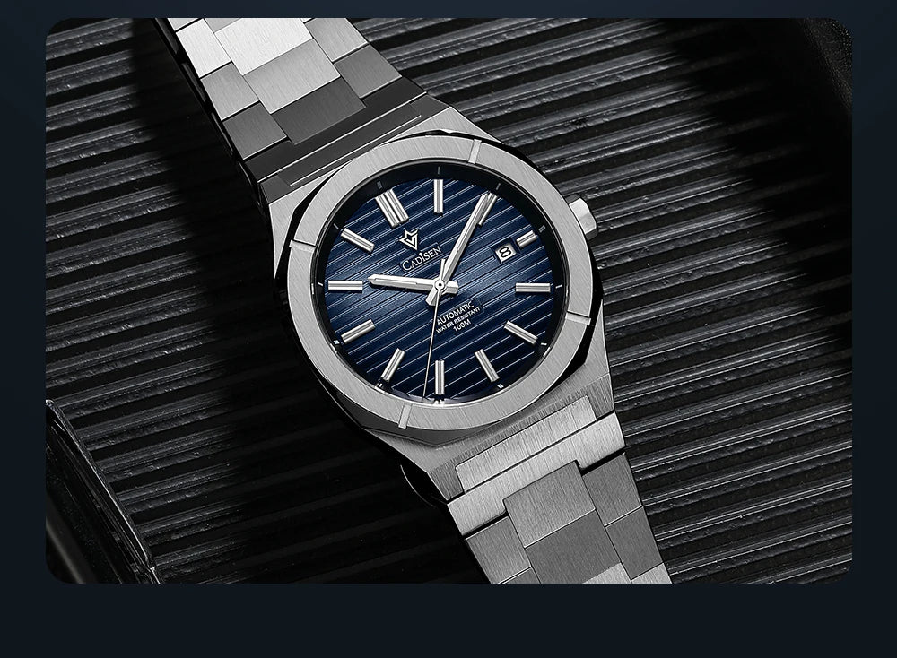 CADISEN Automatic Mechanical Diver Watch Sapphire Crystal C8200MWWU