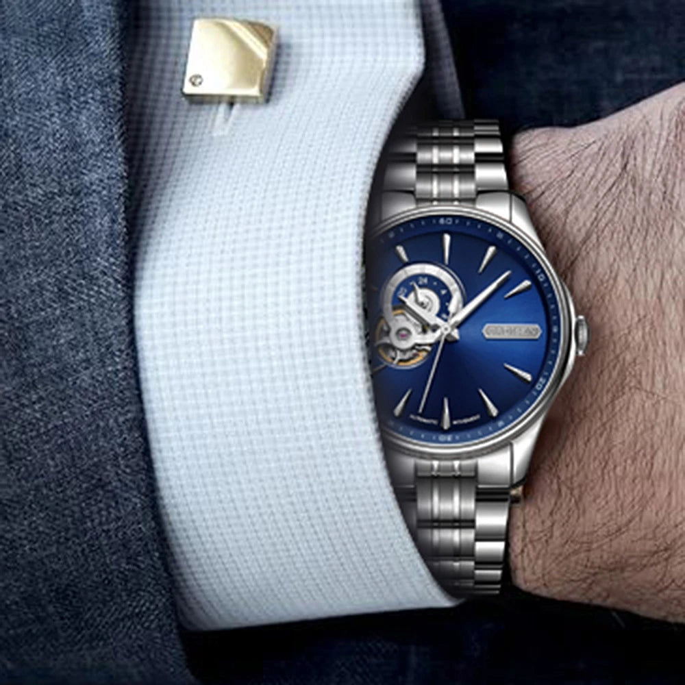 CADISEN Automatic Mechanical Luminous Sport Business Watch 8168