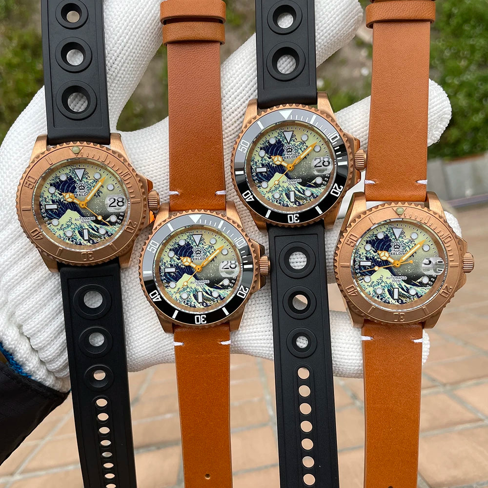 STEELDIVE Automatic Mechanical Bronze Diver Watch SEIKO SD1953S