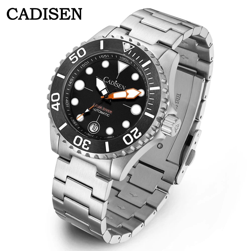 CADISEN Automatic Mechanical Diver Watch Sapphire Crystal 8232