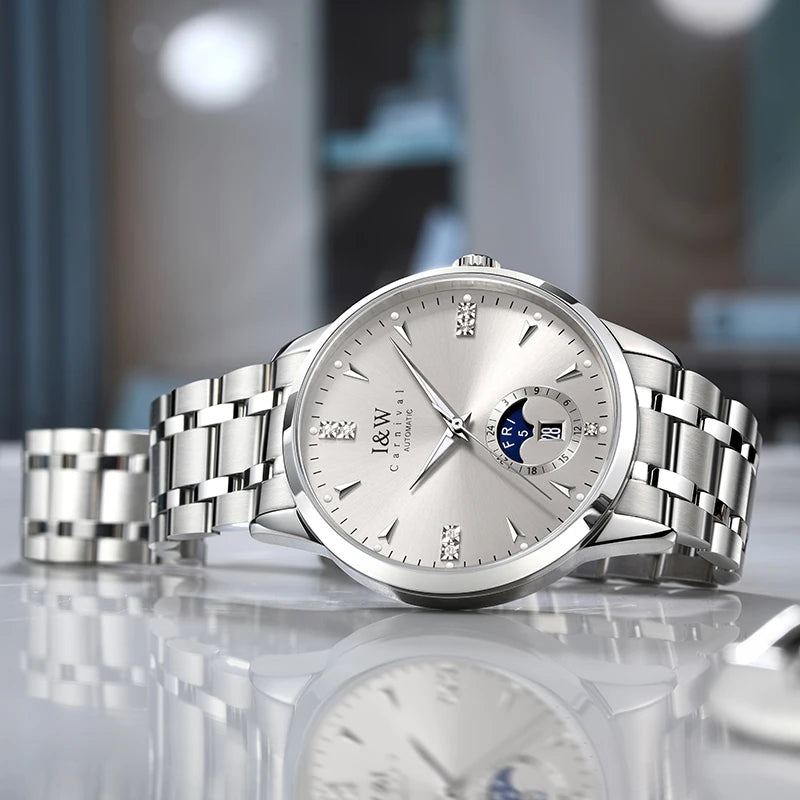 ADDIESDIVE Automatic Mechanical Stainless Steel Business Watch 55872