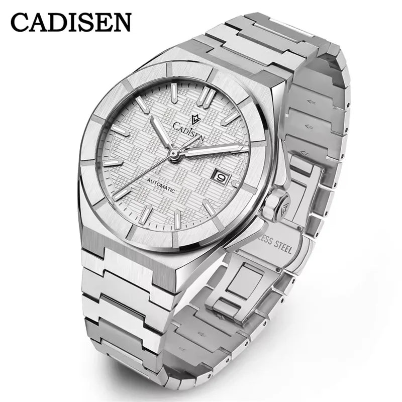 CADISEN Automatic Mechanical Sapphire Day-Date Watch 8242