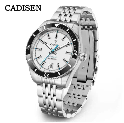 CADISEN Automatic Mechanical Ceramic Bezel Watch NH35A C8237