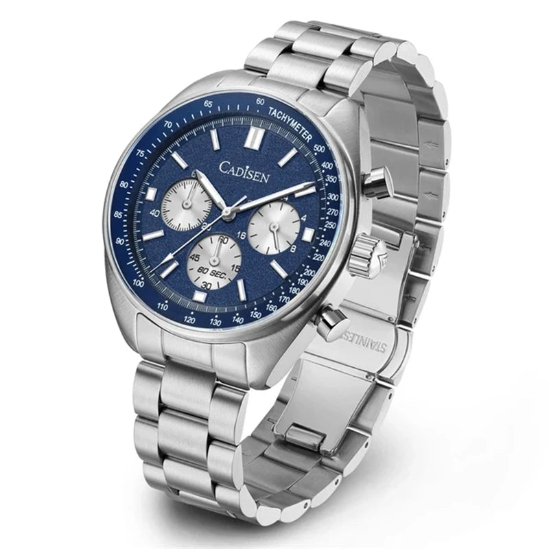 CADISEN Quartz Chronograph Multi-Function Watch Sapphire 7063