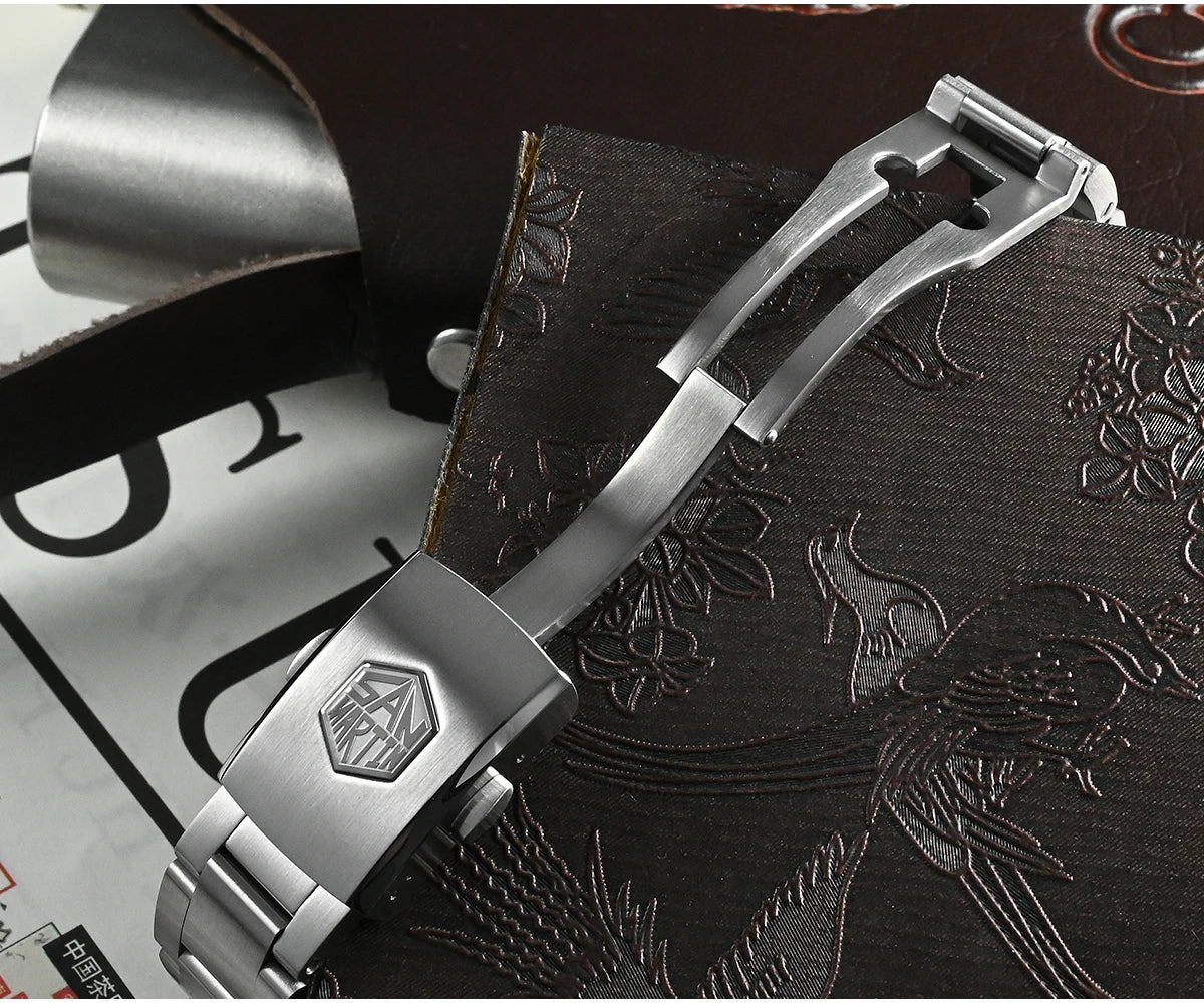 SAN MARTIN Pilot Automatic Mechanical Watch Miyota 8215 37mm