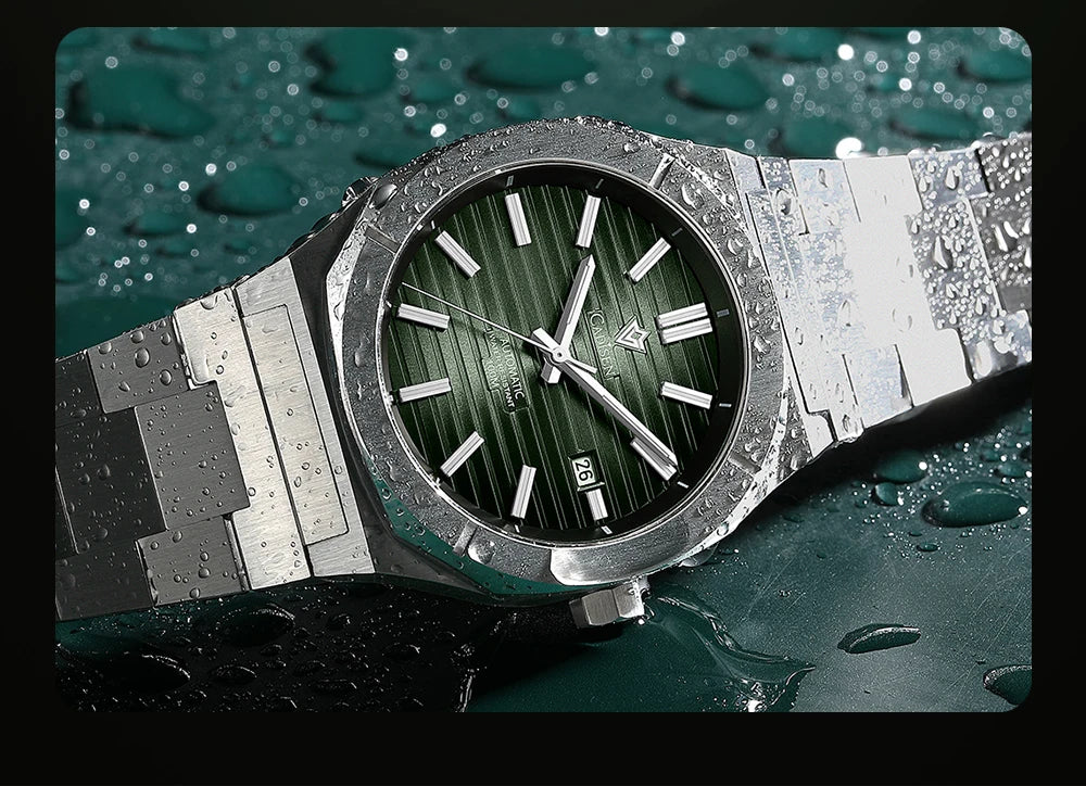 CADISEN Automatic Mechanical Diver Watch Sapphire Crystal C8200MWWU