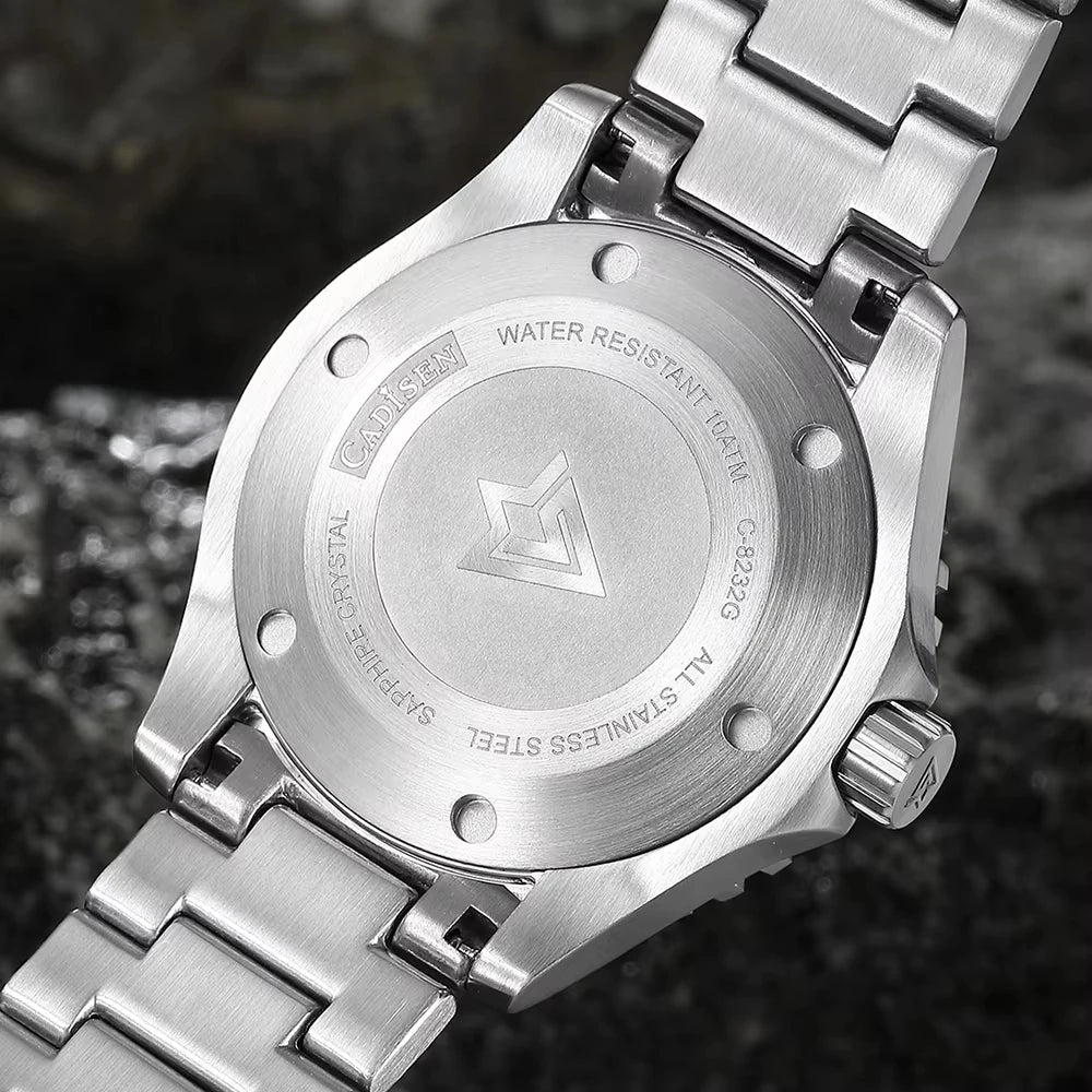 CADISEN Automatic Mechanical Diver Watch Sapphire Crystal 8232