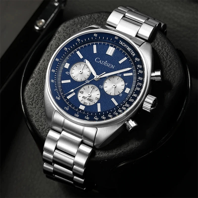CADISEN Quartz Chronograph Multi-Function Watch Sapphire 7063