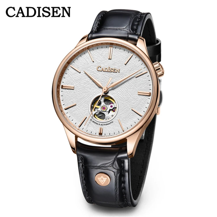 CADISEN Mechanical Automatic Meteorite Dial Watch MIYOTA 82S0