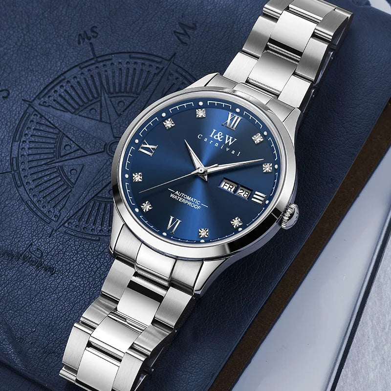 ADDIESDIVE Blue Automatic Mechanical Stainless Steel Watch 41mm 55826