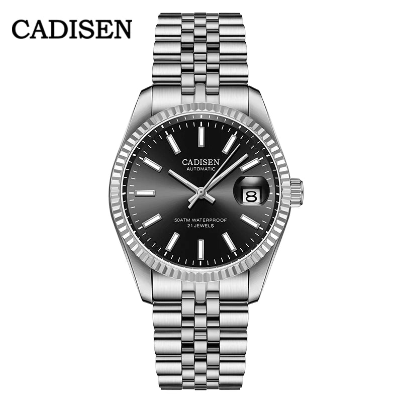 CADISEN Luxury Automatic Mechanical Stainless Steel Watch 8053