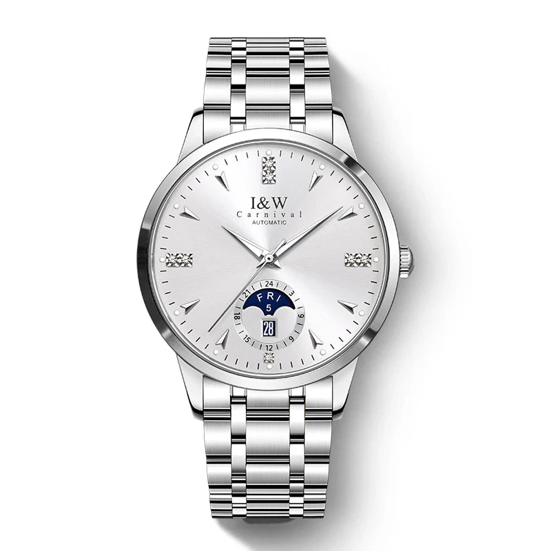 ADDIESDIVE Automatic Mechanical Stainless Steel Business Watch 55872