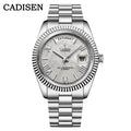 CADISEN Automatic Mechanical Day-Date Stainless Steel Watch 8285