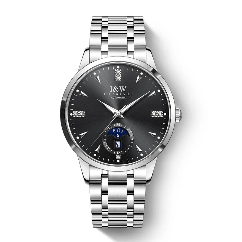 ADDIESDIVE Automatic Mechanical Stainless Steel Business Watch 55872