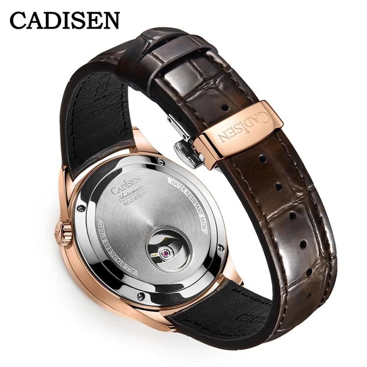CADISEN Mechanical Automatic Meteorite Dial Watch MIYOTA 82S0