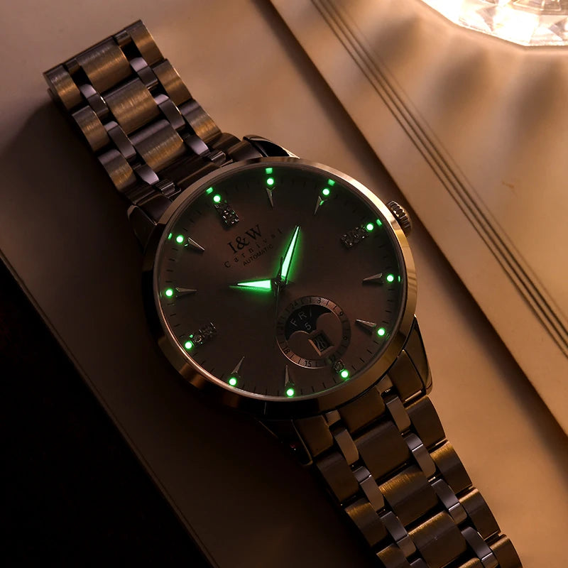 ADDIESDIVE Automatic Mechanical Stainless Steel Business Watch 55872