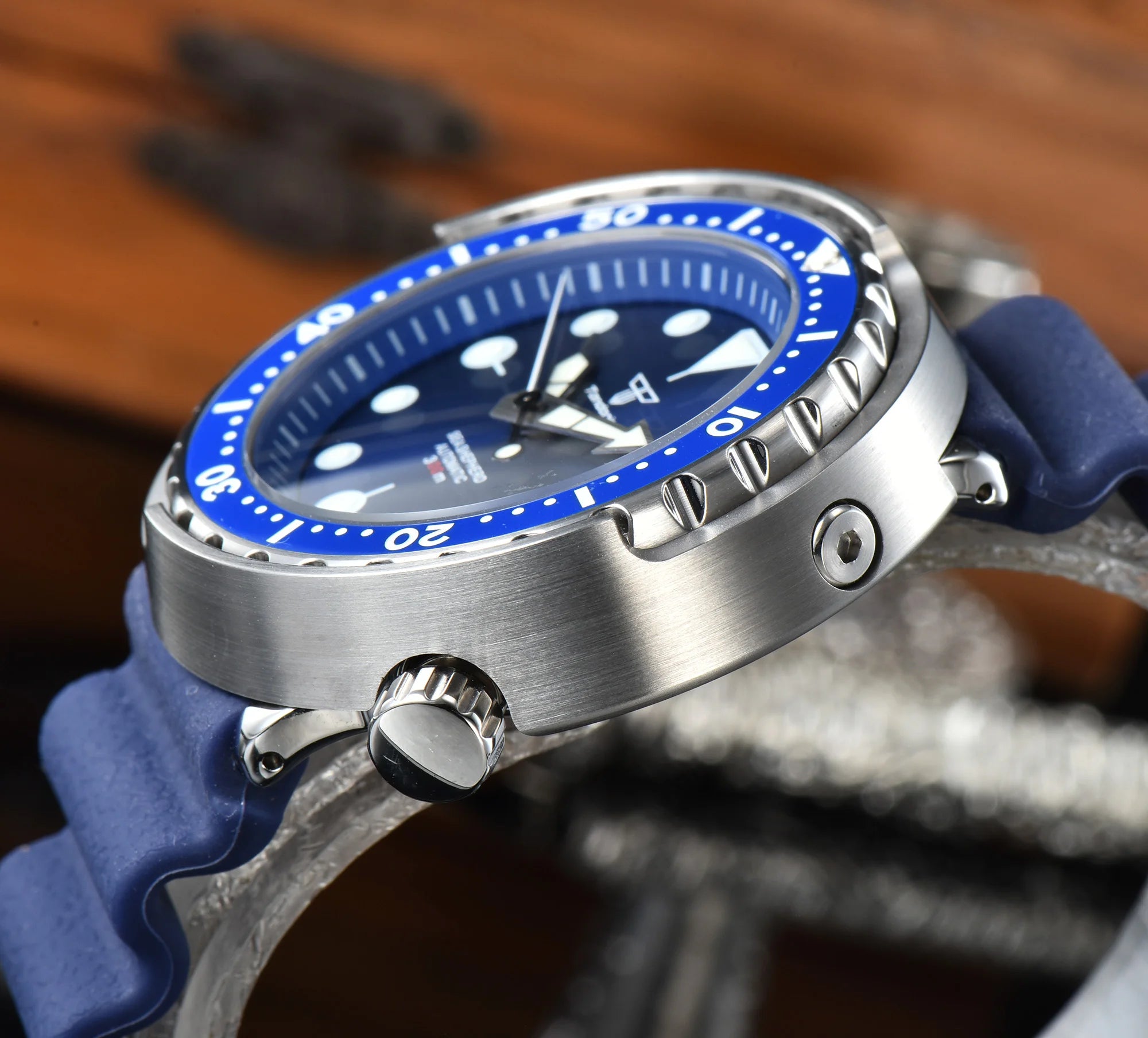 TANDORIO Automatic Mechanical Diver Watch NH35 46.5mm