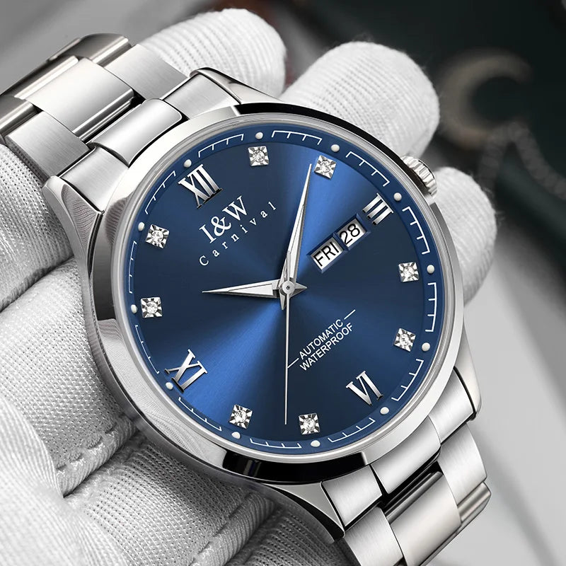 ADDIESDIVE Blue Automatic Mechanical Stainless Steel Watch 41mm 55826