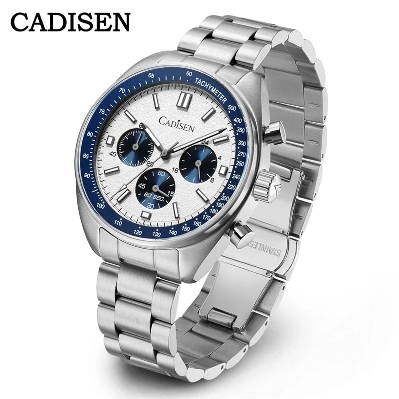 CADISEN Quartz Chronograph Multi-Function Watch Sapphire 7063