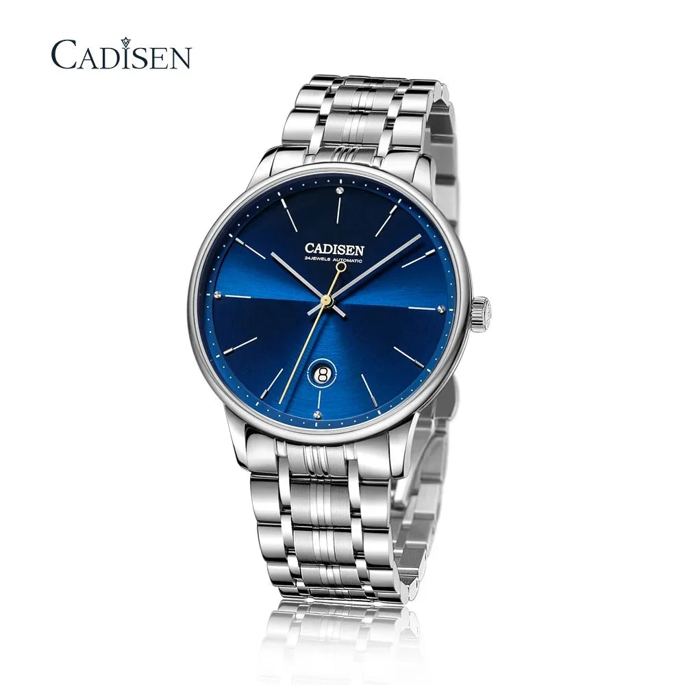 CADISEN Automatic Mechanical Stainless Steel Watch 8166M