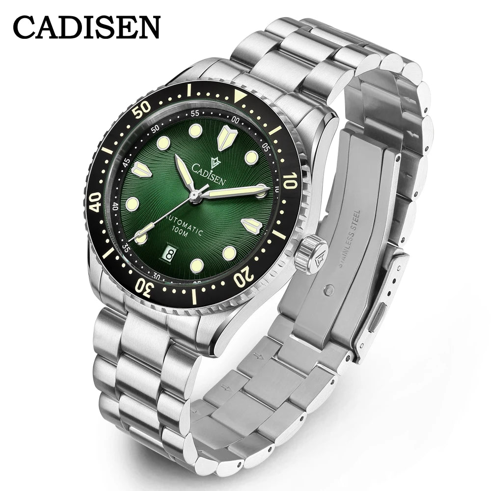 CADISEN Automatic Mechanical Sapphire Week Display Watch C8245