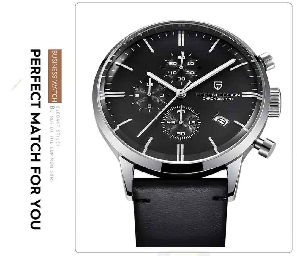 PAGANI DESIGN Men’s Multifunction Chronograph Quartz Watch VK67 PD-2720