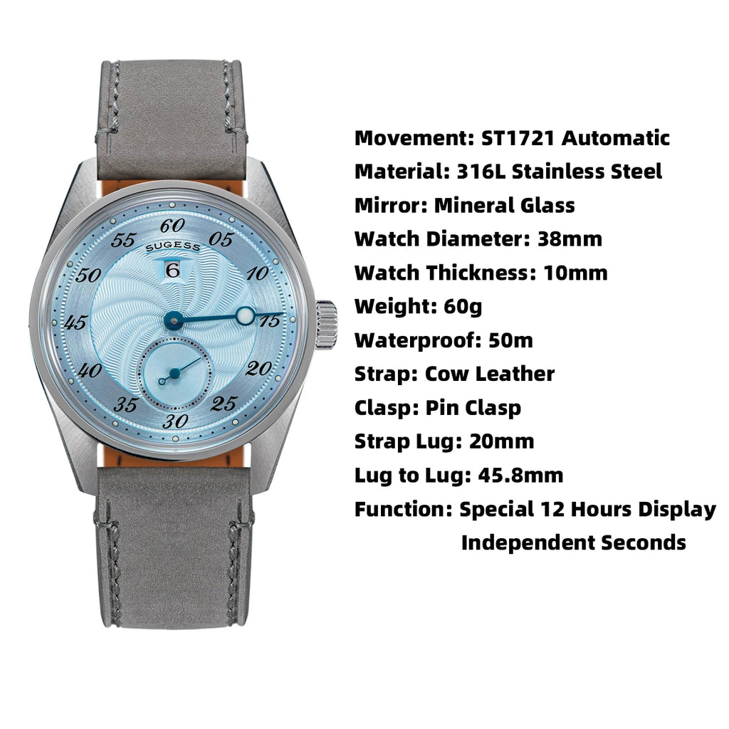 SUGESS Automatic Mechanical Luminous Watch S451