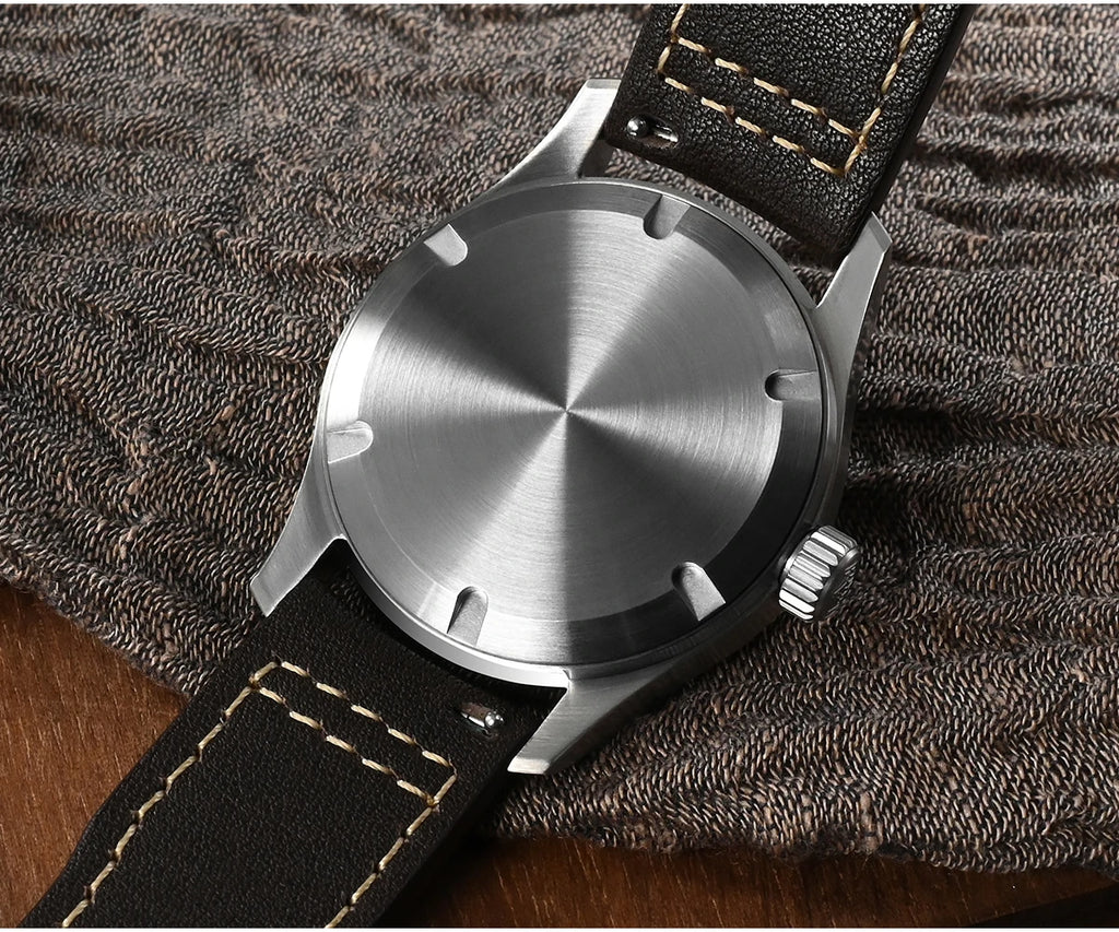 SAN MARTIN Pilot Automatic Mechanical Watch Miyota 8215 37mm