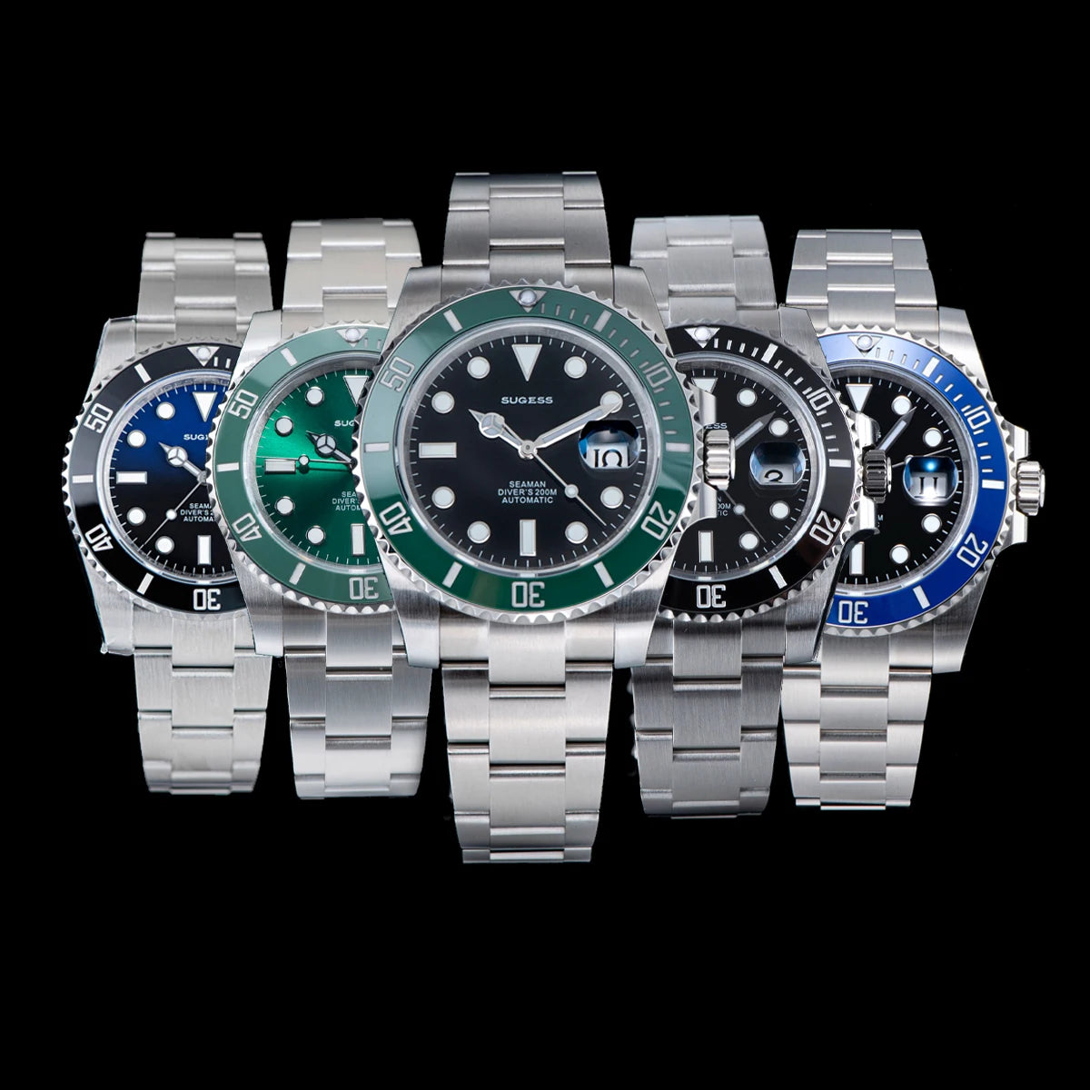 SUGESS Diver Automatic Mechanical Watch NH35 SUBM-001