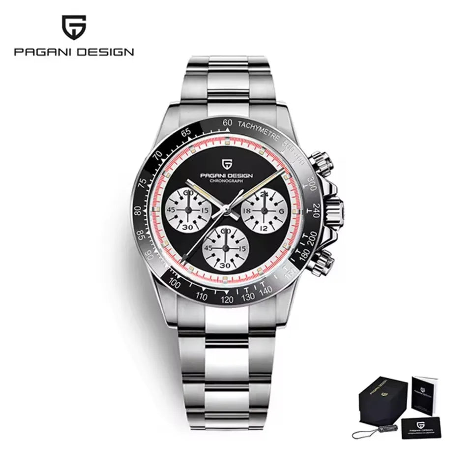 PAGANI DESIGN Panda Chronograph Quartz Watch VK63 2025