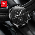 OLEVS Brand Belt Men's Chronograph Calendar Quartz Watch 2880