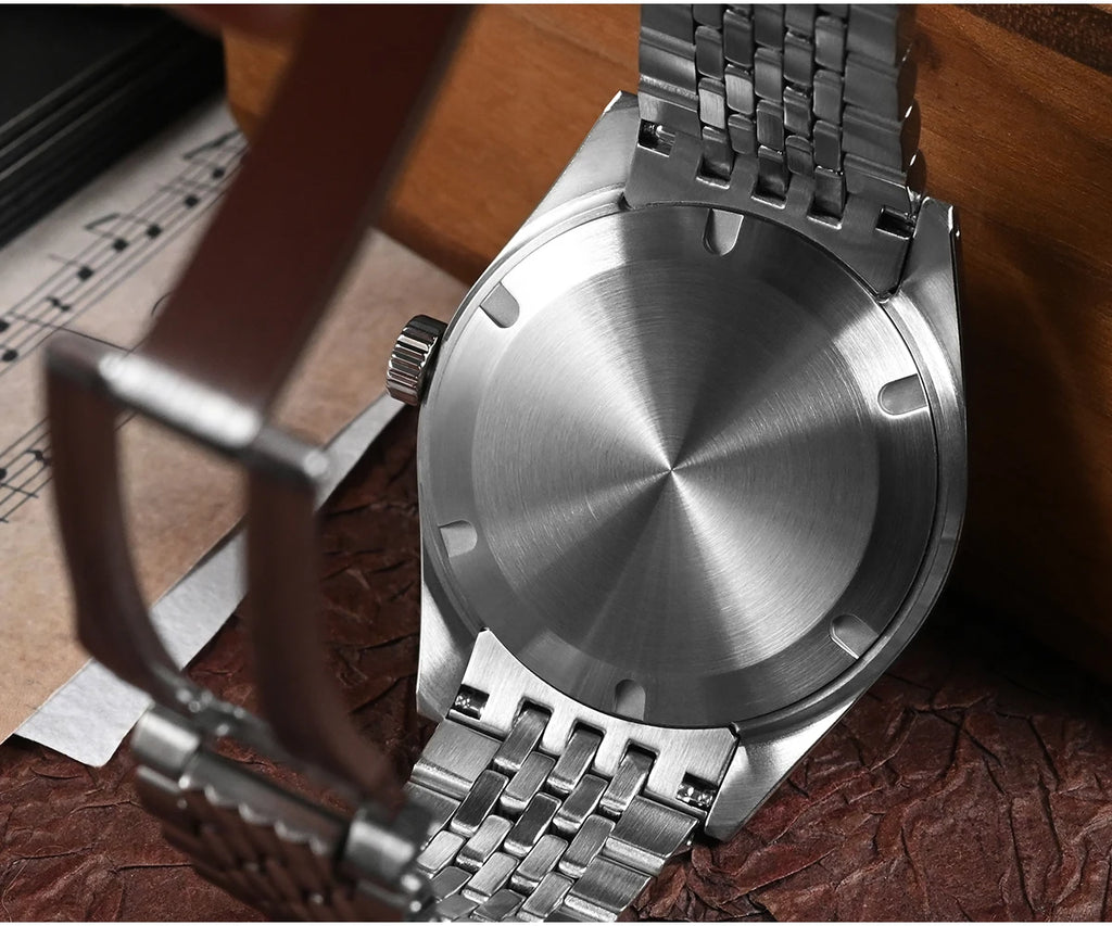 SAN MARTIN Vintage Distressed Automatic Dive Watch NH35 SN0116