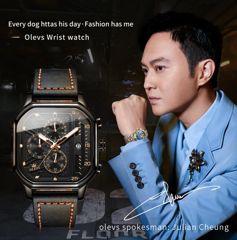 OLEVS 9950 Multi Functional Men's Quartz Watch