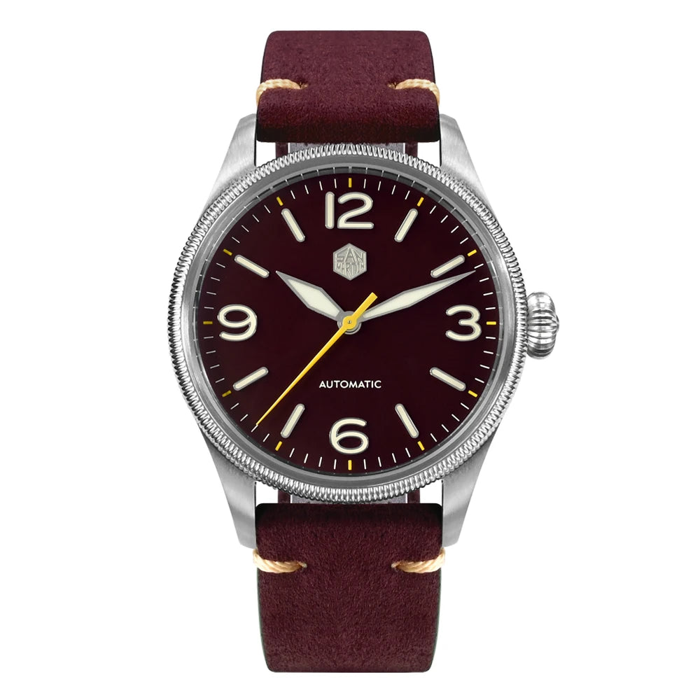 SAN MARTIN NH35 Pilot Automatic Watch 38.5mm SN0033-1