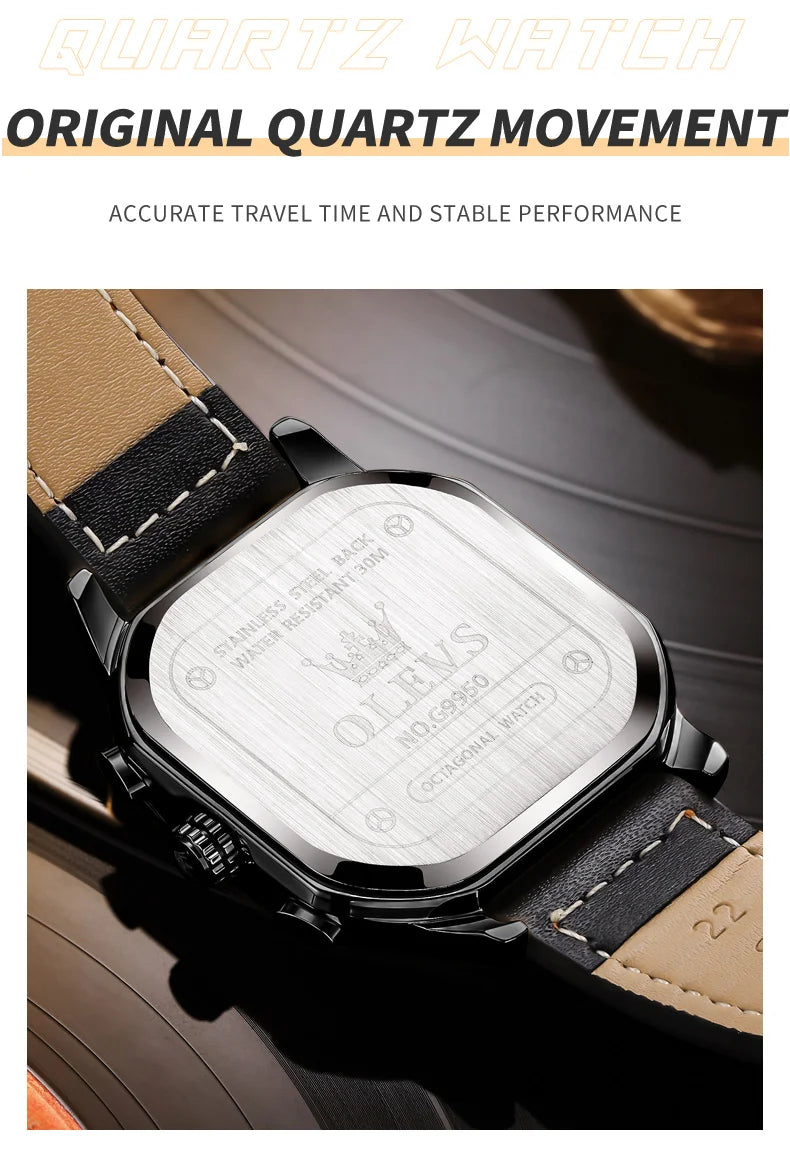 OLEVS 9950 Multi Functional Men's Quartz Watch