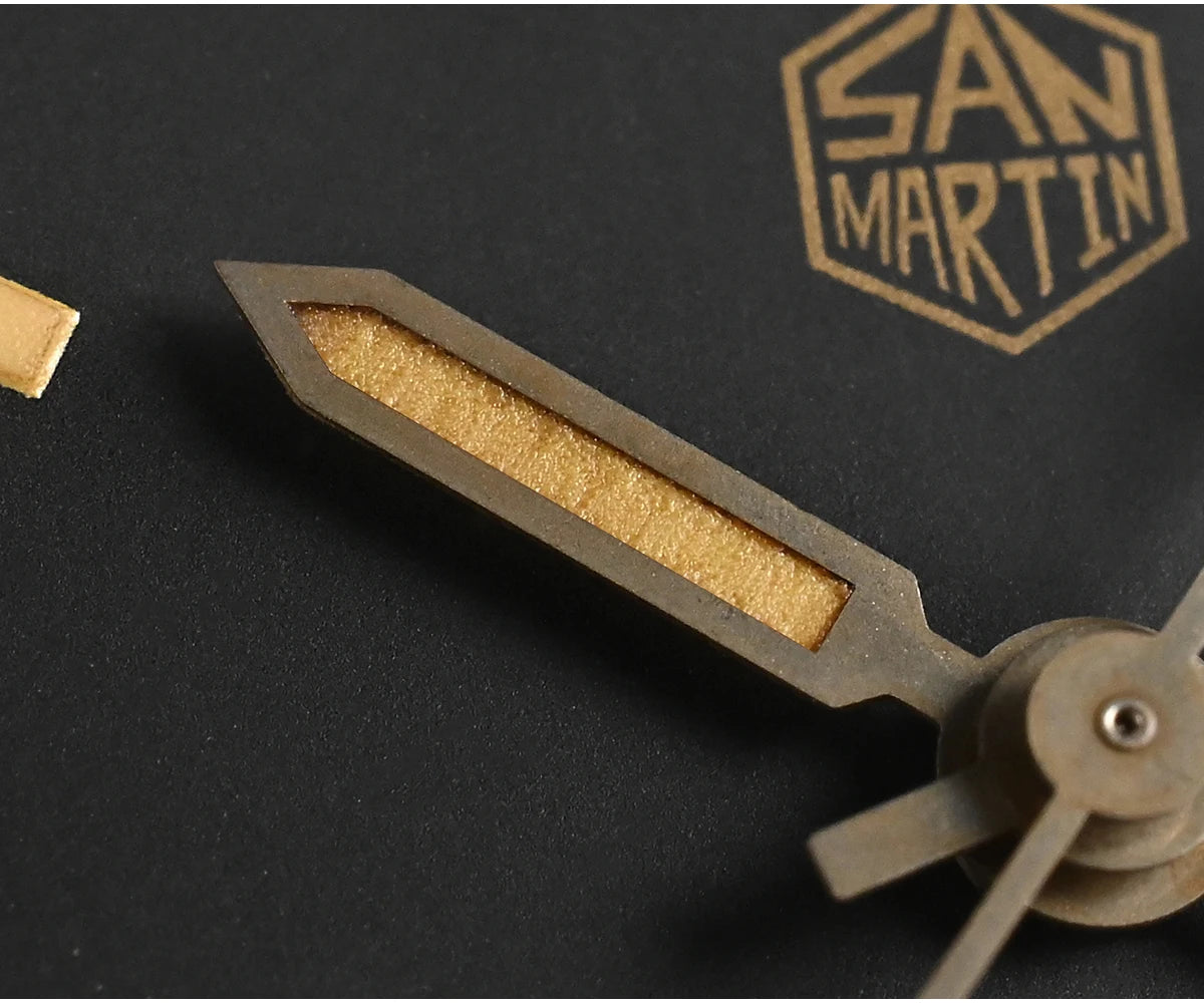 SAN MARTIN Vintage Distressed Automatic Dive Watch NH35 SN0116