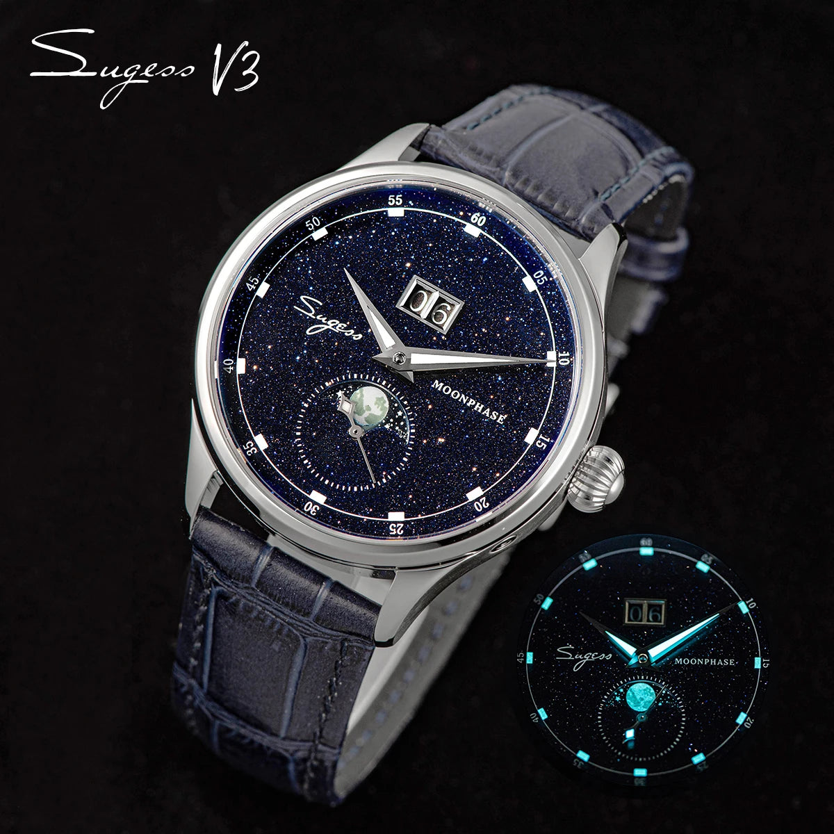 SUGESS Origin Mechanical Moonphase Watch ST2528