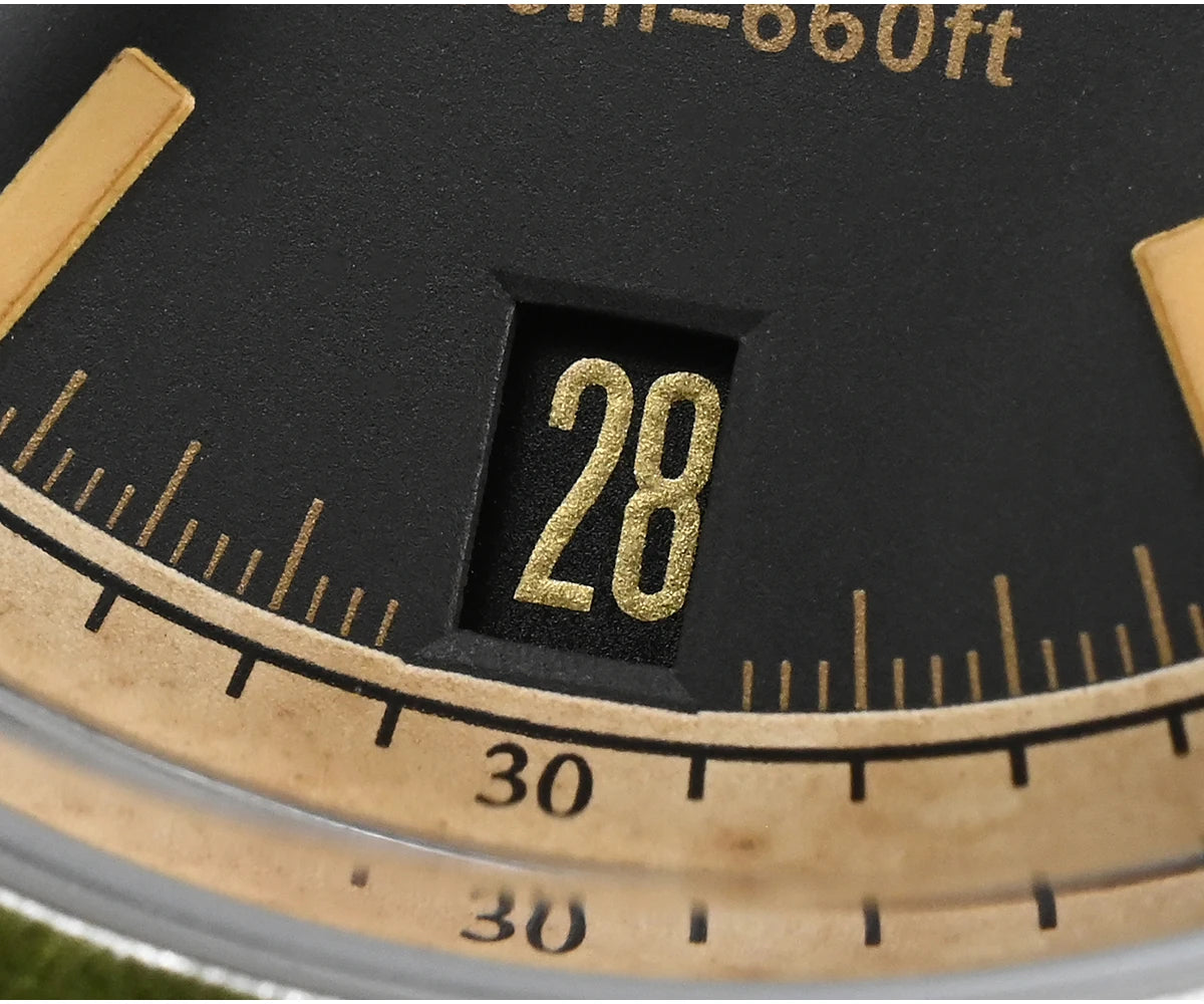 SAN MARTIN Vintage Distressed Automatic Dive Watch NH35 SN0116