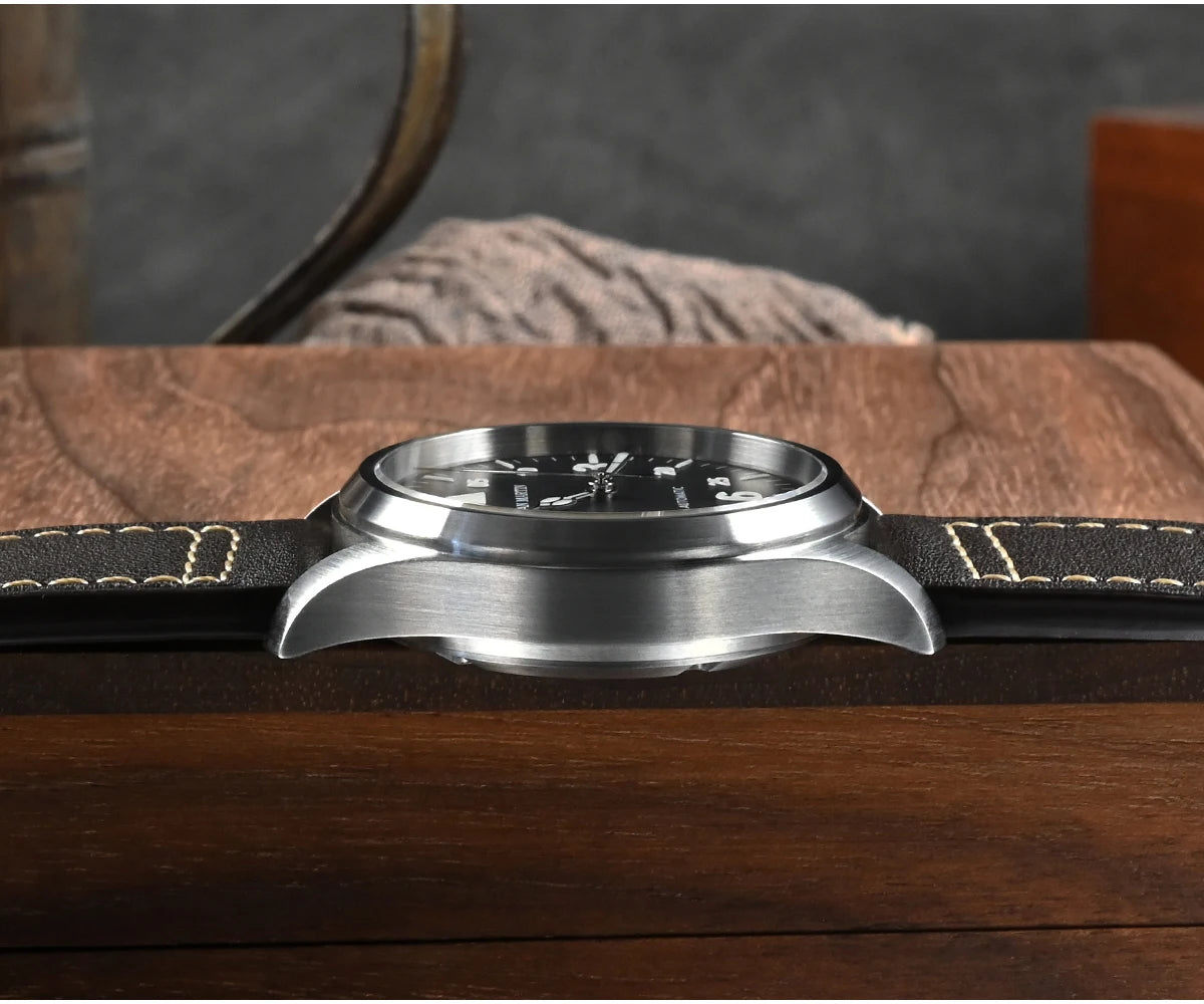 SAN MARTIN Pilot Automatic Mechanical Watch Miyota 8215 37mm