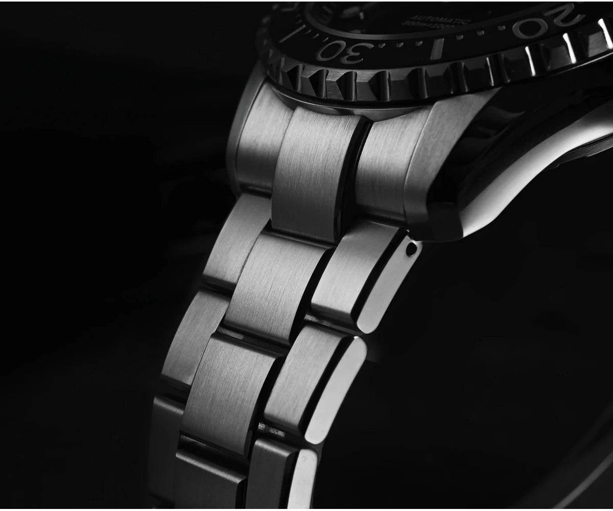 SAN MARTIN Automatic Diver Watch Enamel Dial 300m SN0009GD