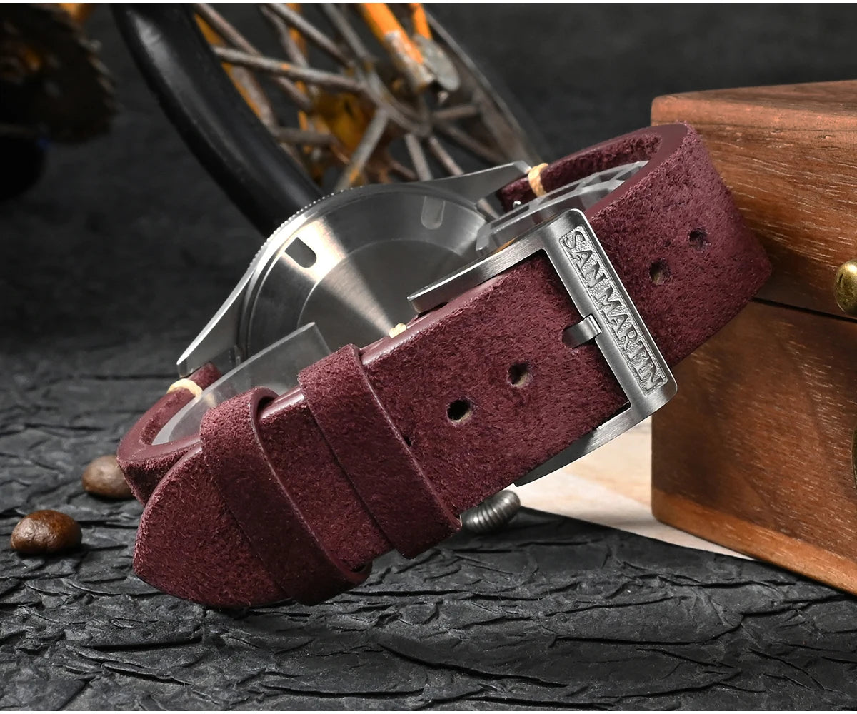 SAN MARTIN NH35 Pilot Automatic Watch 38.5mm SN0033-1