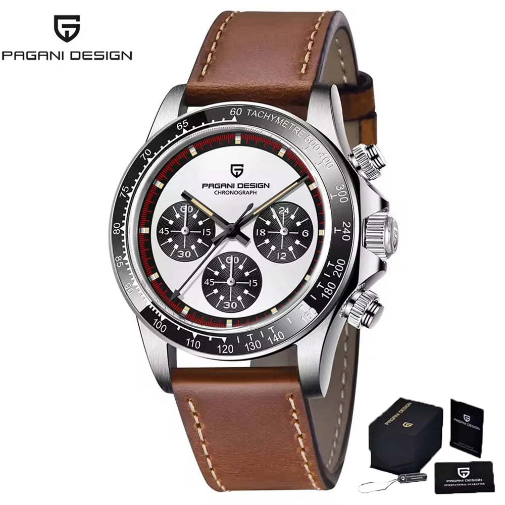 PAGANI DESIGN Panda Chronograph Quartz Watch VK63 2025