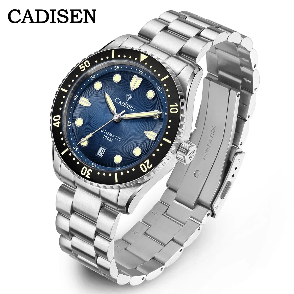 CADISEN Automatic Mechanical Sapphire Week Display Watch C8245