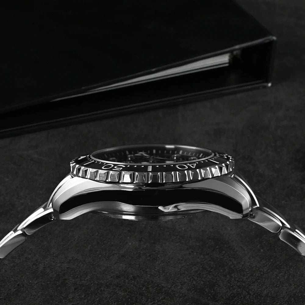 SAN MARTIN Automatic Diver Watch Enamel Dial 300m SN0009GD