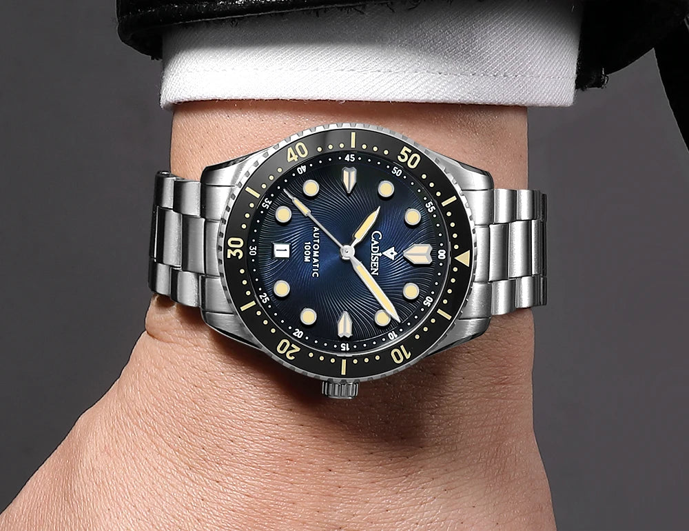 CADISEN Automatic Mechanical Sapphire Week Display Watch C8245