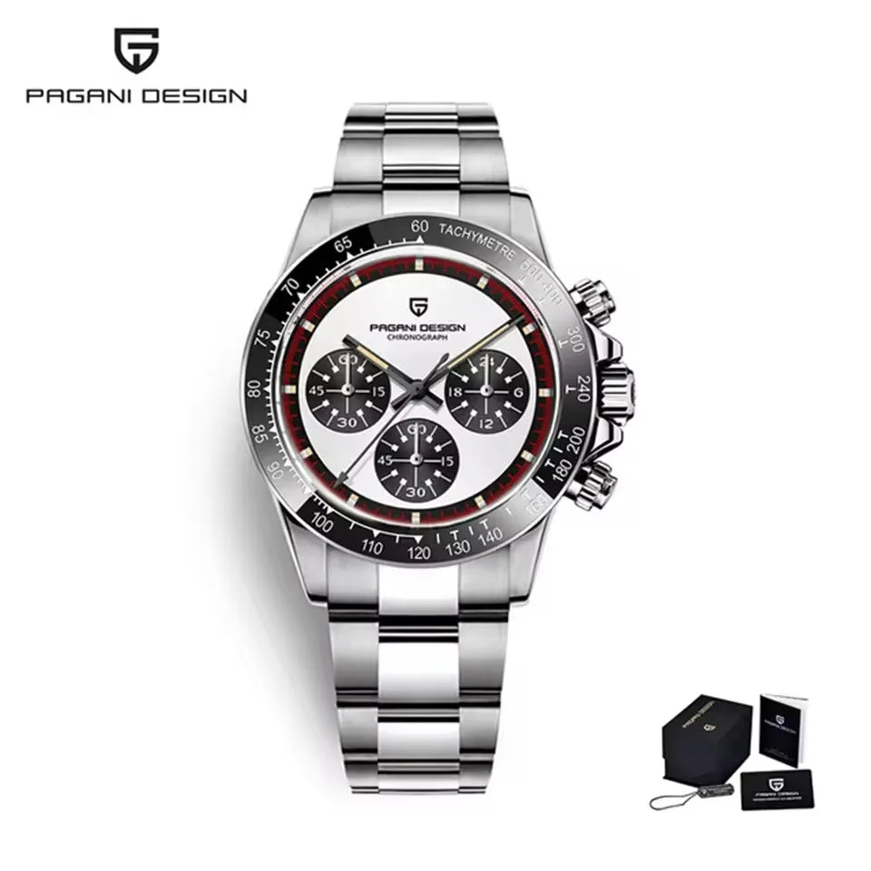 PAGANI DESIGN Panda Chronograph Quartz Watch VK63 2025